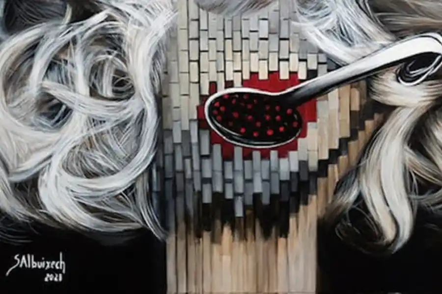 “MEDUSA”. Otra creación de la artista visual.