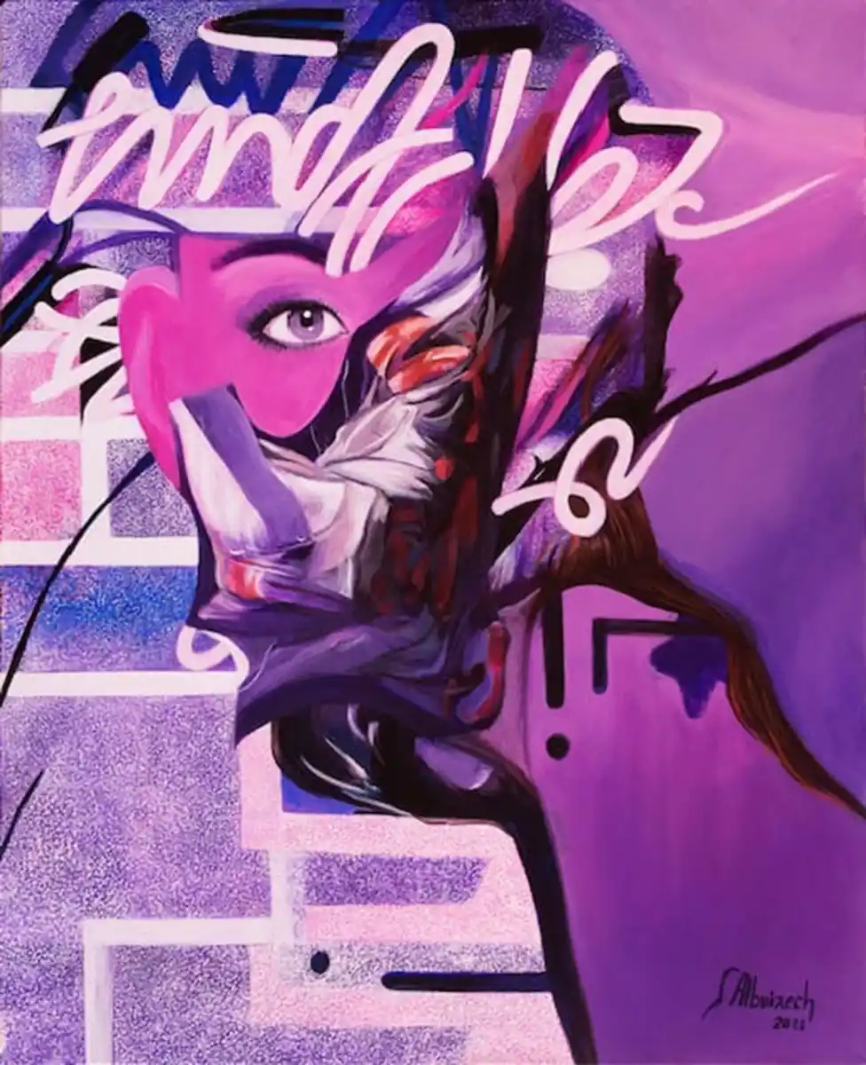 “OLVIDADA”. Una de las obras que integra la muestra.