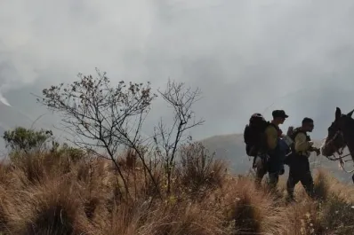 Combatieron un incendio en Las Arquitas: continúan las malas prácticas de quemas