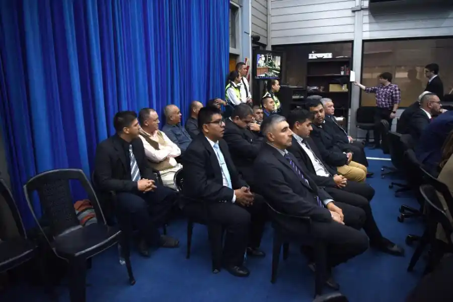 IMPUTADOS. Hay 14 policías enjuiciados. Algunos siguen en actividad.