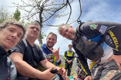 Viene desde Uruguay una vez al año para competir en el Transmontaña Rally de Enduro