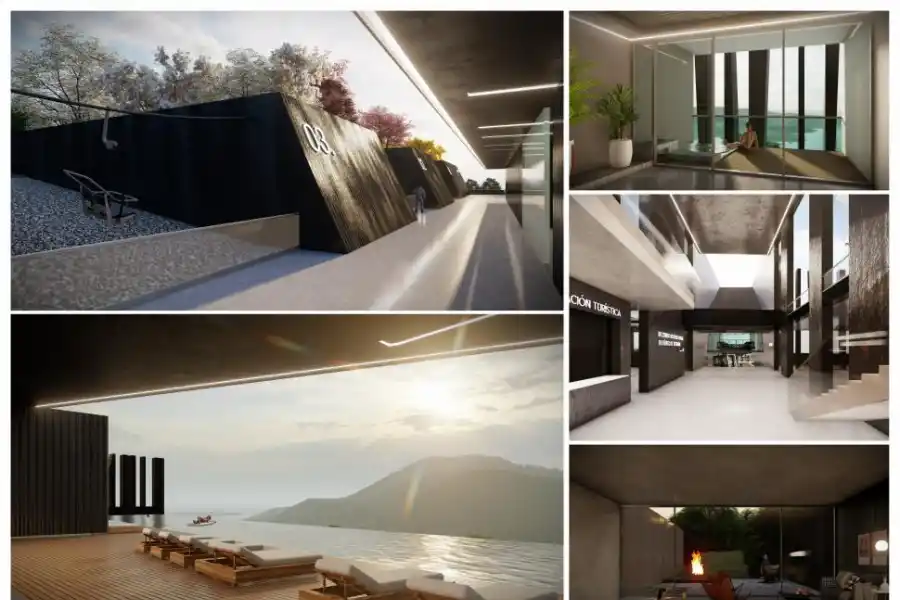 EL PROYECTO EN IMÁGENES. Los renders muestran distintos aspectos del hotel pensado en una zona clave de El Cadillal. 