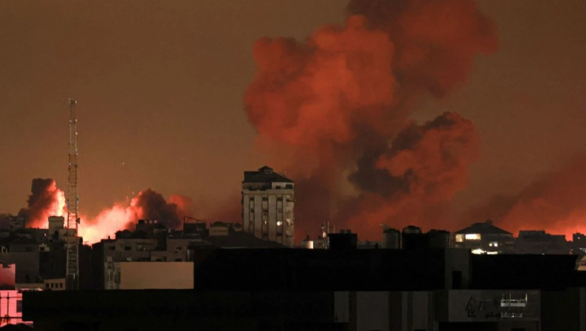 Ataque a Israel. FOTO TWITTER @CNNEE