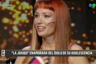 La Joaqui reveló que inició una relación con un futbolista que fue su ídolo y en las redes la descubrieron