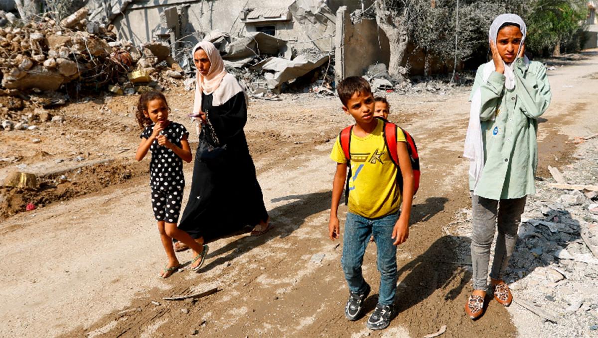LAS VÍCTIMAS. Miles de palestinos e israelíes perdieron todo debido al estallido bélico en la zona. 