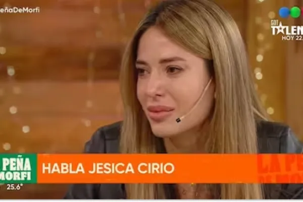 La pregunta que hizo quebrar en llanto a Jésica Cirio durante “La Peña de Morfi”