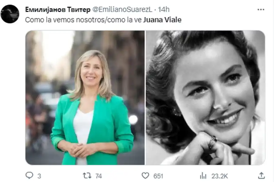 El insólito error de Juana Viale tras el debate: confundió a Myriam Bregman con una actriz de los 50
