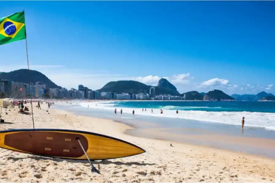 Las paradisíacas playas de Brasil.
