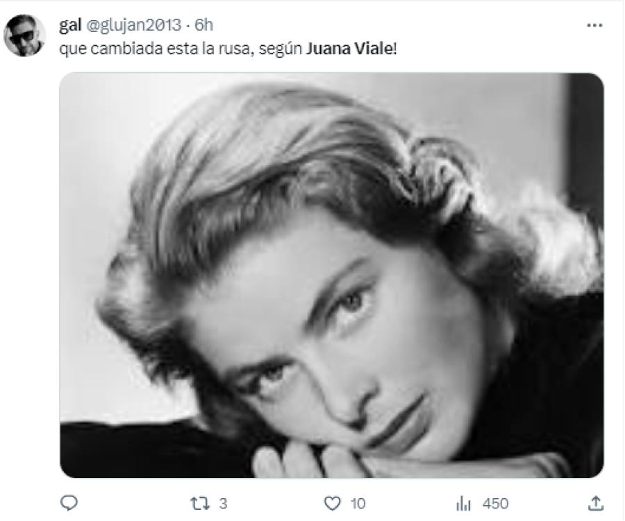 El insólito error de Juana Viale tras el debate: confundió a Myriam Bregman con una actriz de los 50