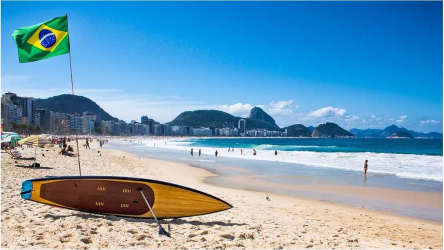 Las paradisíacas playas de Brasil.