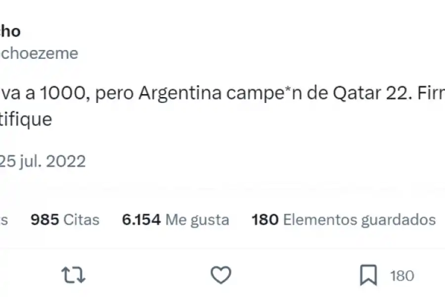 El visionario tuit de un joven sobre la subida del dólar.