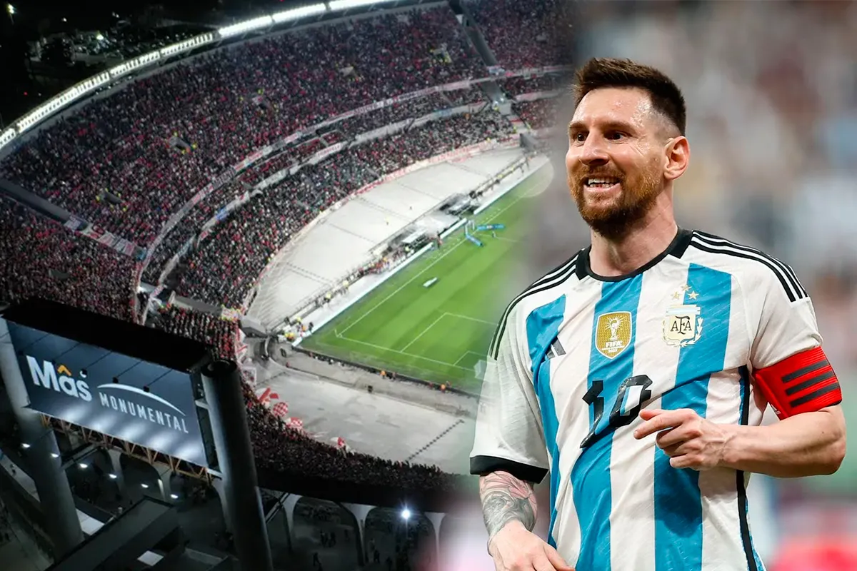 GRAN REGALO. La familia de Messi se encontrará con un imponente palco, en su llegada al Más Monumental.