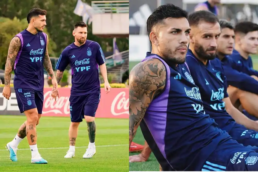 Paredes se mostró junto a su equipo.