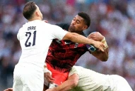 Inglaterra derrotó Fiji en un vibrante partido y es semifinalista del Mundial de Francia 2023