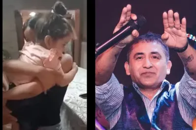 Video: el emocionante reencuentro de Catalina, la hija de Huguito Flores, con su hermana al recibir el alta médica