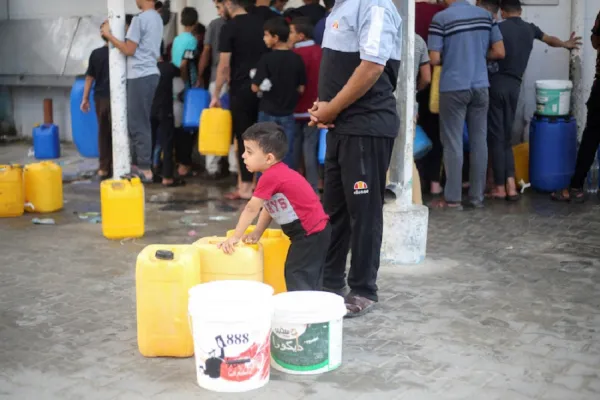 El agua se está acabando en Gaza