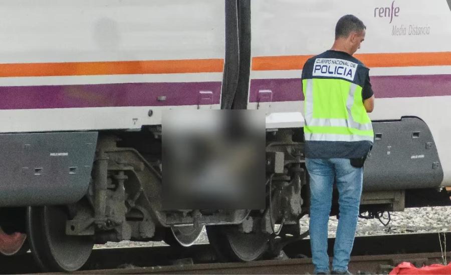 El cuerpo sin vida de Álvaro Prieto estaba entre los vagones de un tren