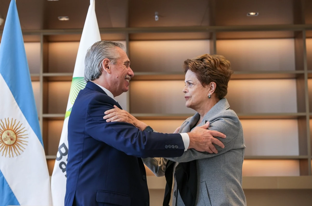 Alberto Fernández y Dilma Rousseff.  FOTO PRESIDENCIA  