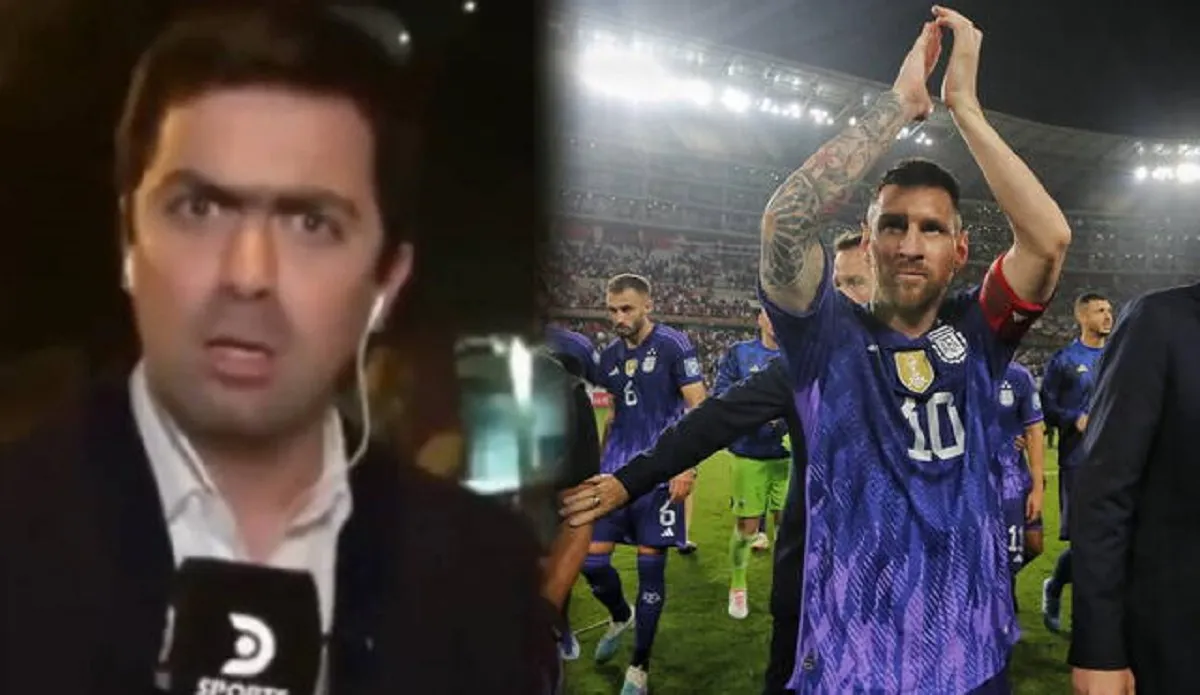 ENFURECIDO. Morales no ocultó su enojo por los cantos de los peruanos a favor de Messi. 
