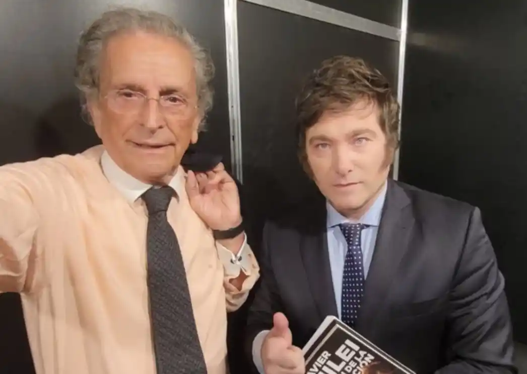 Benegas Lynch y Javier Milei.