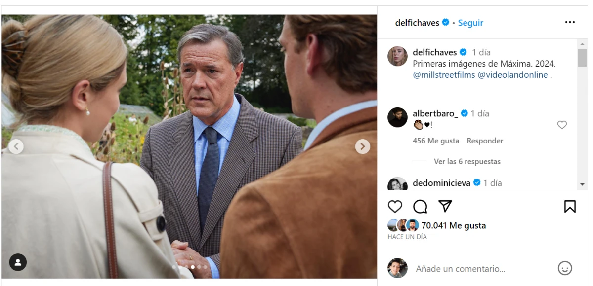 Delfina Chaves compartió un adelanto de la serie sobre la vida de Máxima Zorreguieta.