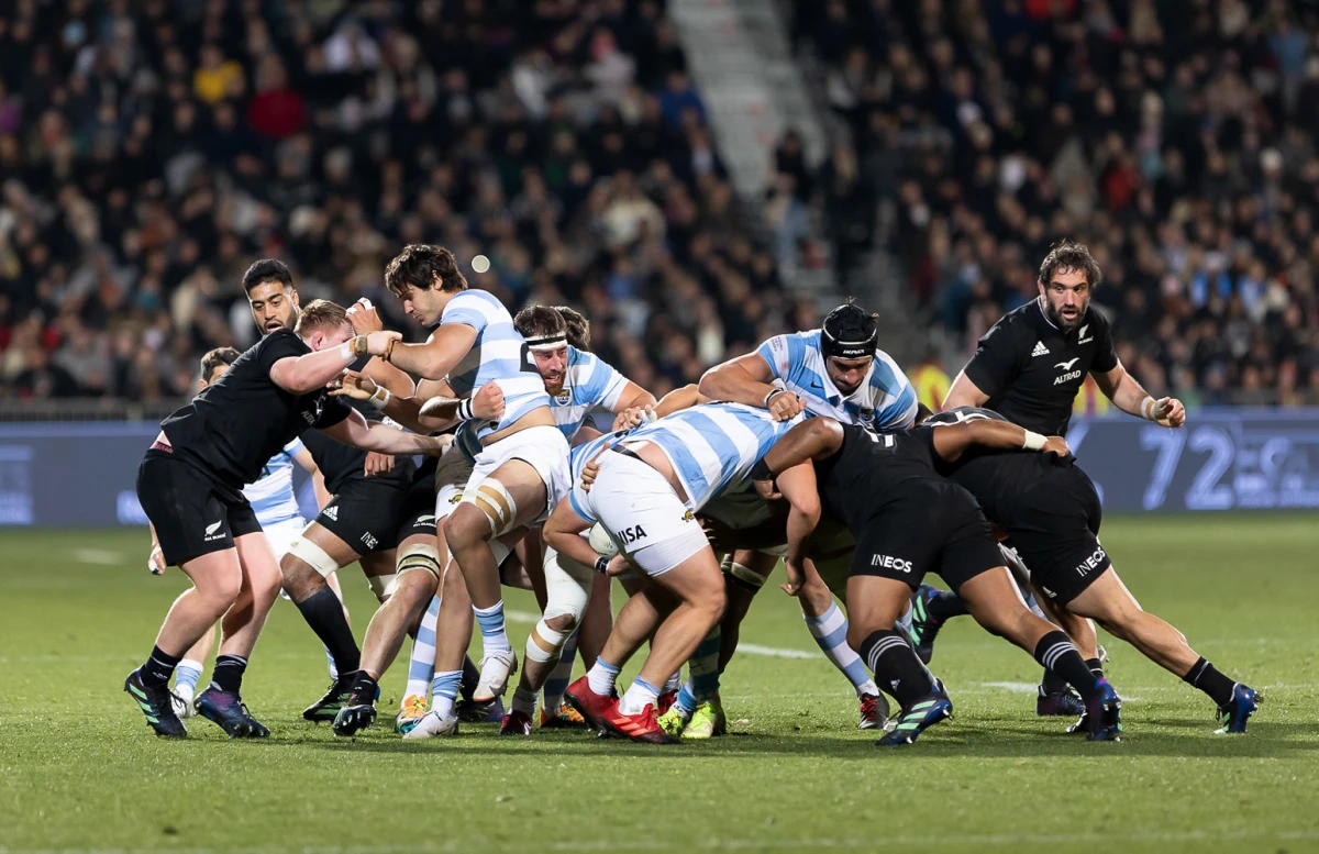 RECUERDO. El triunfo más reciente de Los Pumas sobre los All Blacks fue en el Rugby Championship de 2021, en Christchurch.