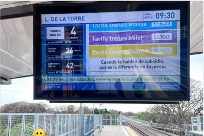 Bullrich acusa al oficialismo de hacer campaña sucia en el transporte público