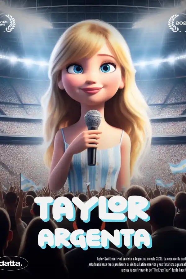 Messi, Lali, Moria, Tini y Taylor Swift: así se verían sus películas al estilo Pixar