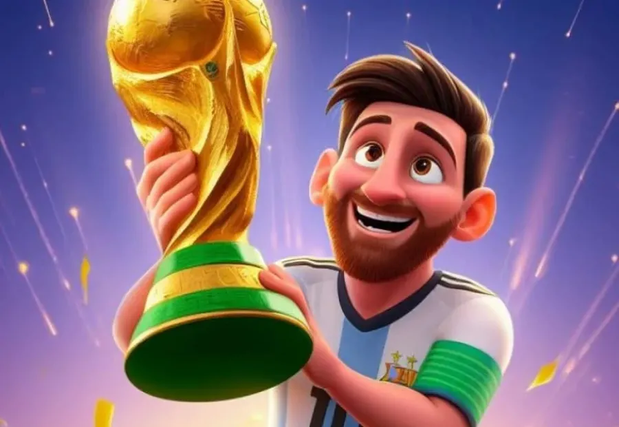 Messi llegó a los pósters animados para Disney