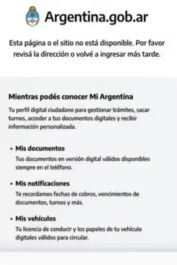 Una captura de la web luego del hackeo.