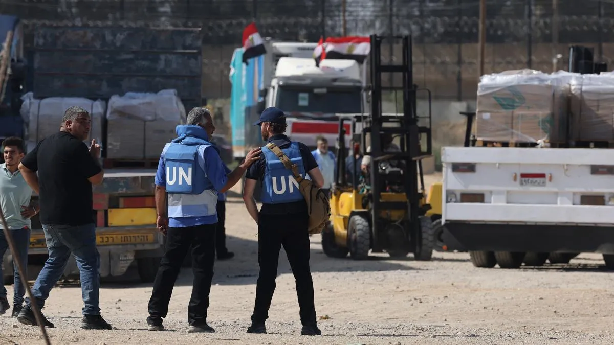 Entraron 20 camiones en Gaza con comida, agua y medicamentos