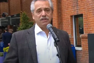 El incómodo momento de Alberto Fernández con la prensa después de votar