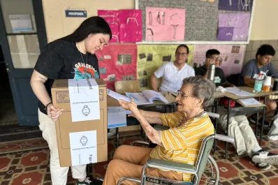 Tiene 96 años y fue a votar: Es importante poder elegir