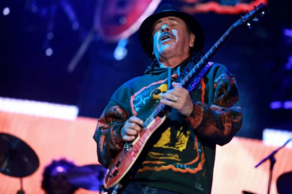 Santana fue el primer rockstar que tocó en el país