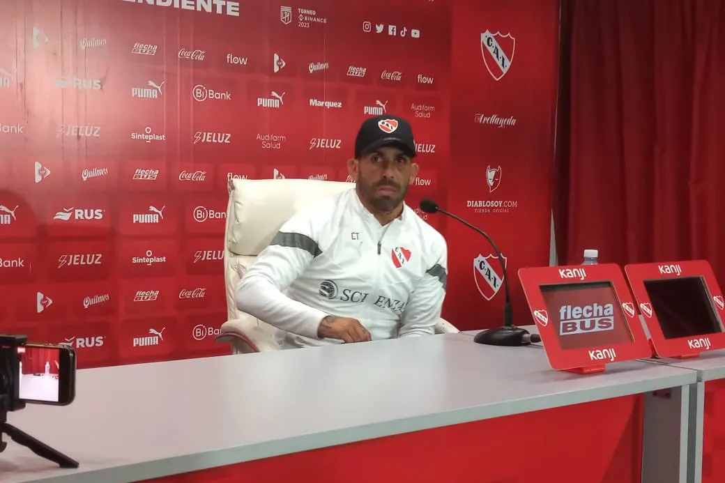CLARO. Tévez fue sincero y no ocultó su comodidad en Independiente. Quiere mejorar todavía más el presente del equipo.