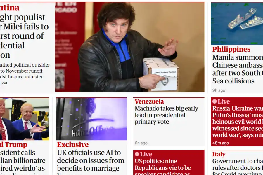 Sorpresa: así reflejaron los medios del mundo la victoria de Sergio Massa en las elecciones