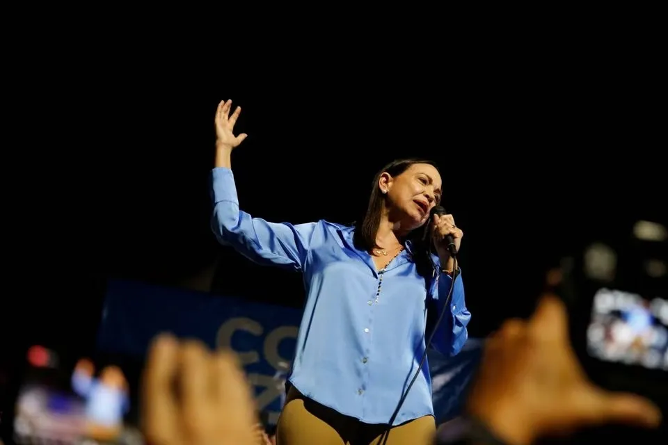 María Corina Machado, candidata de la oposición venezolana.