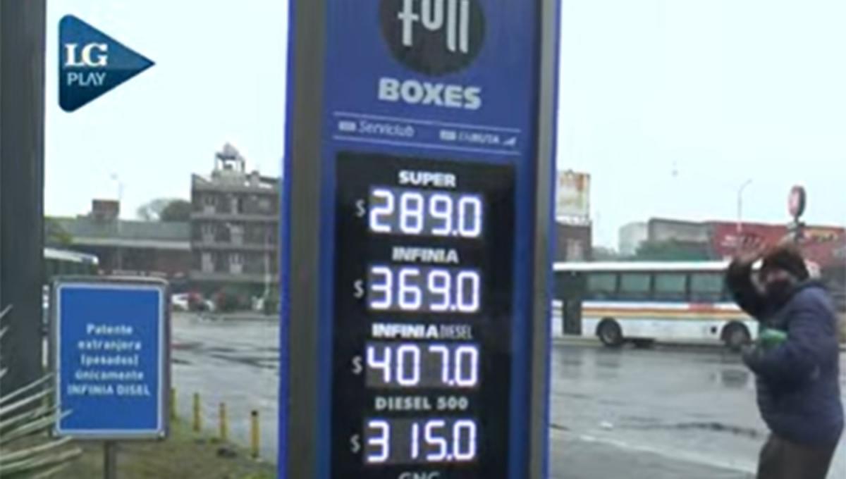 CAMBIOS EN LAS PIZZARRAS. Estos son los precios vigentes desde hoy en todas las estaciones de servicio de YPF en Tucumán. 