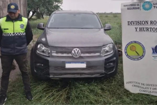 Encontraron una camioneta que había sido robada en Yerba Buena