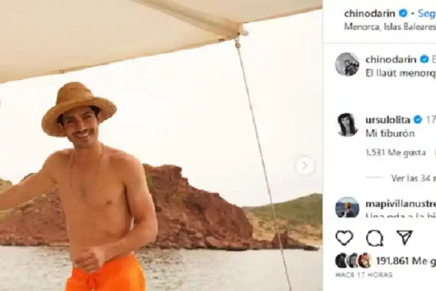 El divertido comentario de Úrsula Corberó al Chino Darín