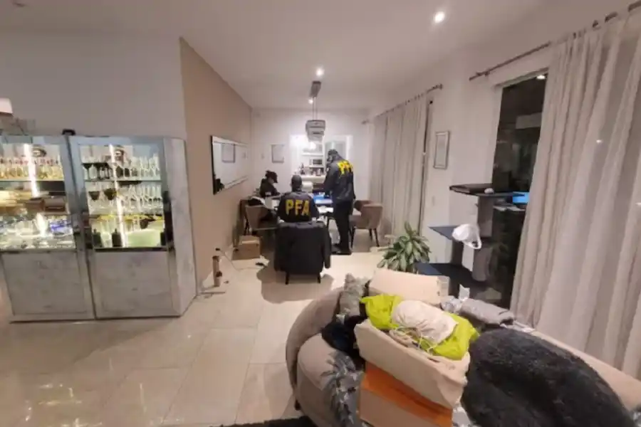 El living de la casa de Sofía Clerici