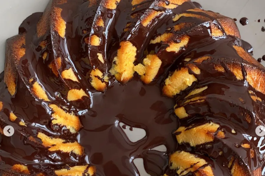 Bizcochuelo de zanahoria.