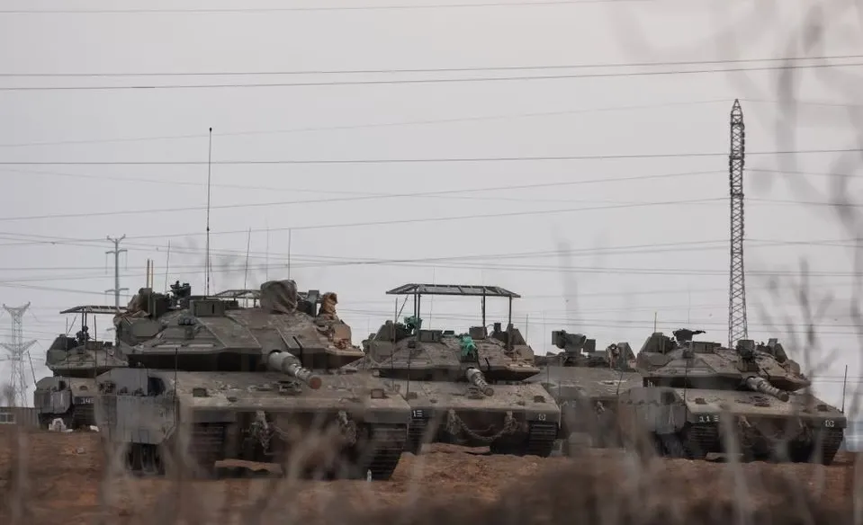 Tanques del ejército de Israel. FOTO REUTERS