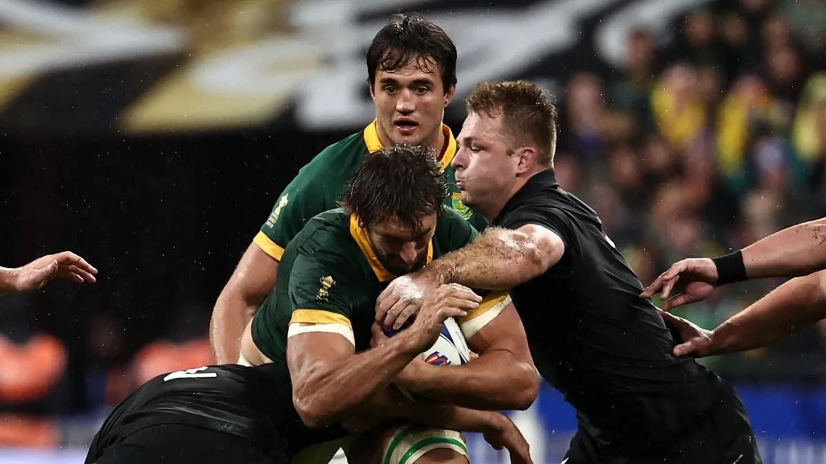En la final del Mundial de Rugby, Sudáfrica venció por la mínima a Nueva Zelanda y se consagró bicampeón