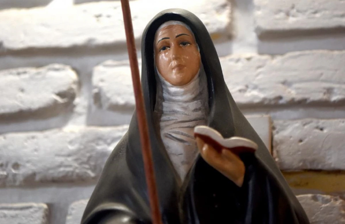 IMAGEN. La figura se usa para fomentar la devoción por la futura santa santiagueña. LA GACETA/FOTO DE JOSÉ NUNO 