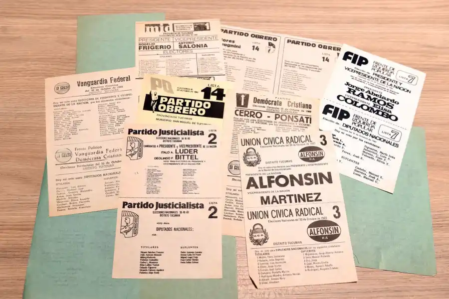 ARCHIVO. En LA GACETA se resguardan los votos originales de la histórica elección.