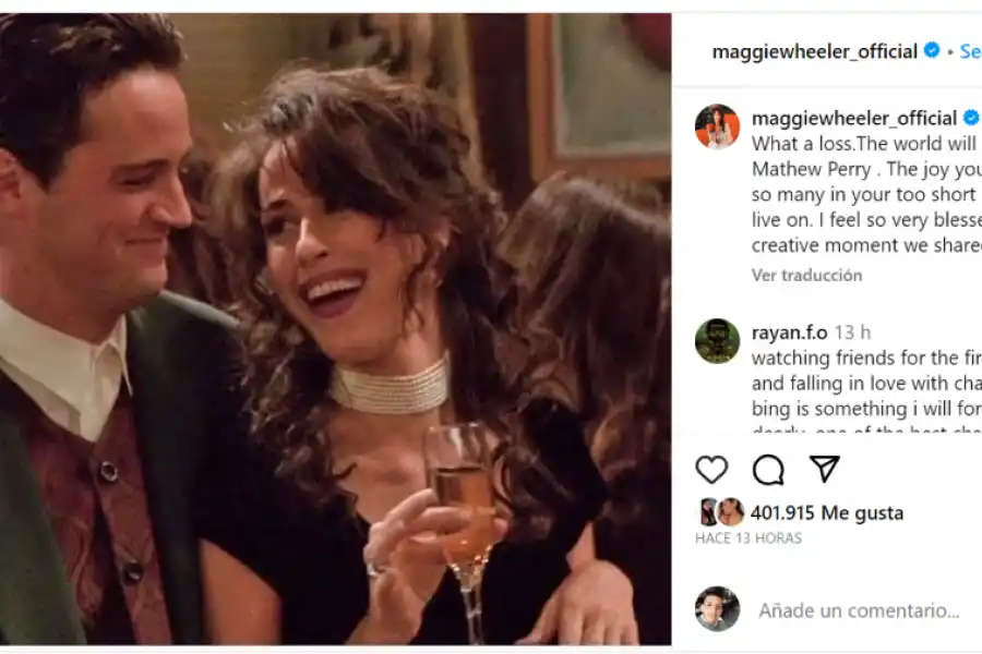 Las reacciones del elenco de Friends a la sorprendente muerte de Matthew Perry