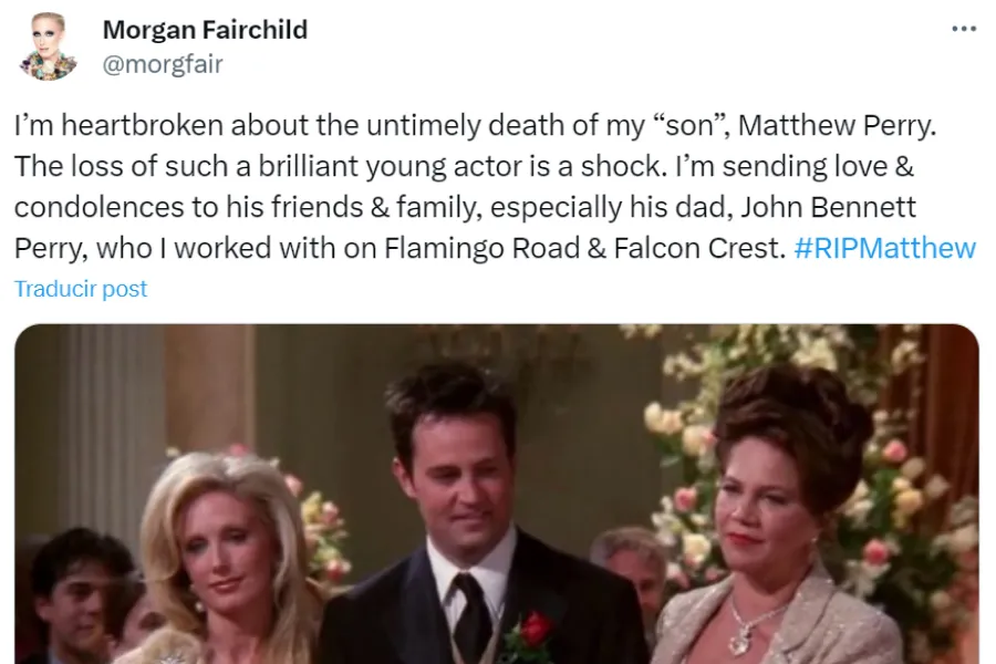 Las reacciones del elenco de Friends a la sorprendente muerte de Matthew Perry