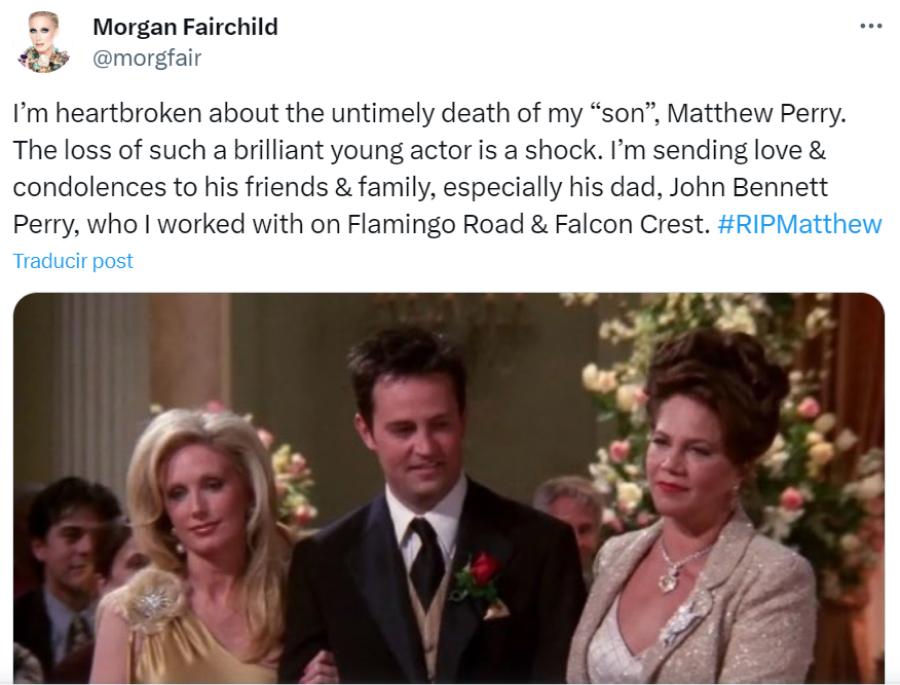 Las reacciones del elenco de Friends a la sorprendente muerte de Matthew Perry
