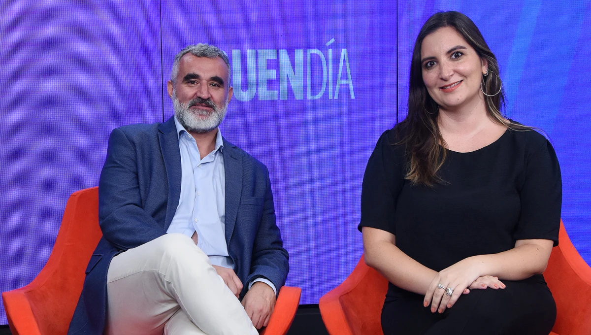 CONDUCTORES. Indalecio Sánchez y Gabriela Baigorri estarán a cargo de las noticias en Buen Día.